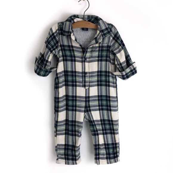 GAP Other - Baby GAP . Plaid Flannel Onesie